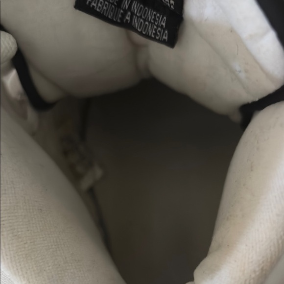 Nike Air Force 1 High-Top White and Black Sneakers - Picture 6 of 9